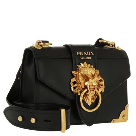 prada animalier leather satchel bag nero|prada bag re edition.